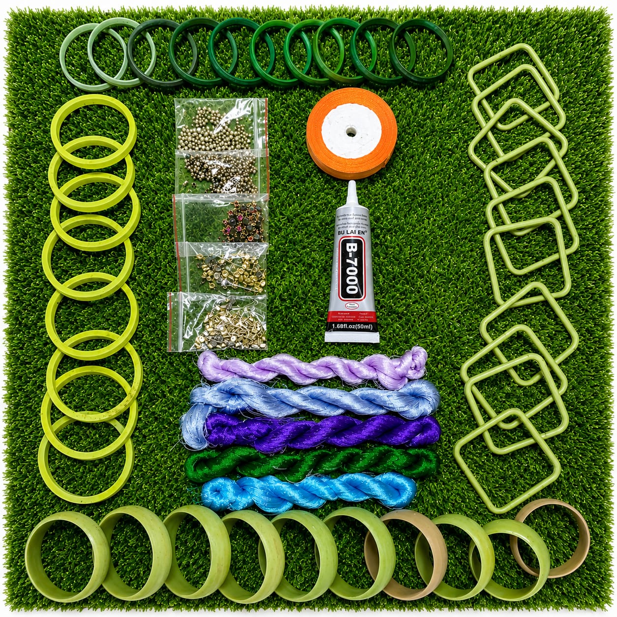 Premium DIY Silk Thread Bangle Making Material Kit - Complete Combo Pack