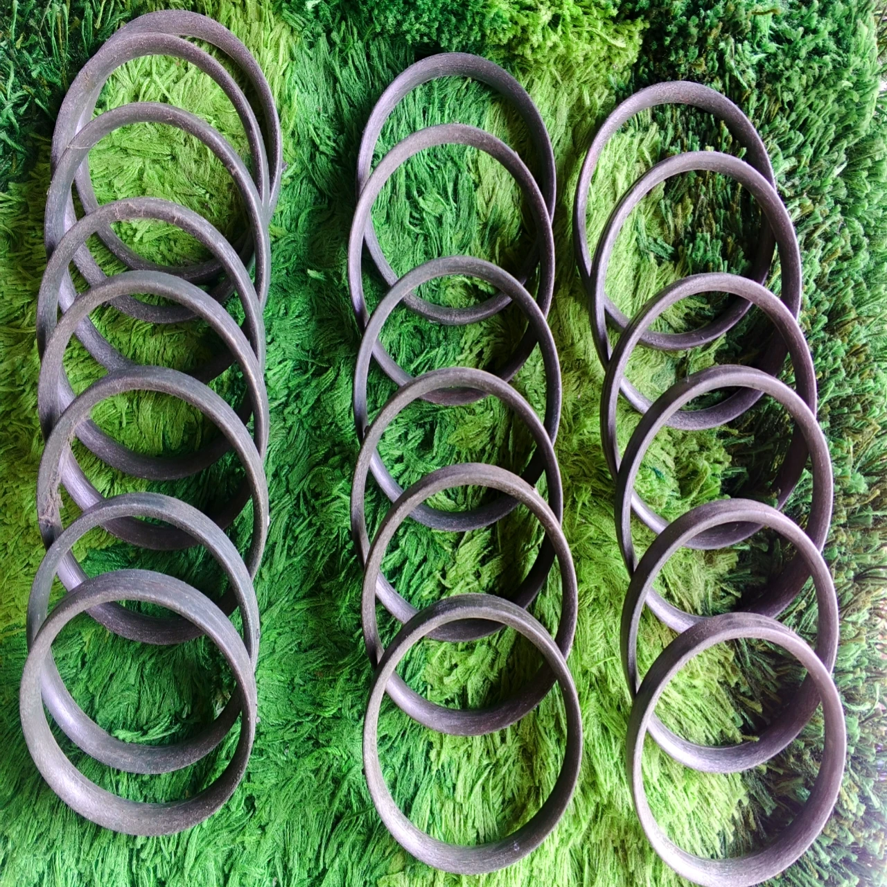 Metal Bangles Raw Material / Plain Metal Bangles Set for Jewelry Making 10 PCS