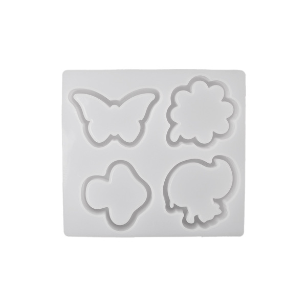 diy drop glue cement mini gypsum candle candle shell candle holder love mushroom round ornaments mirror silicone mold